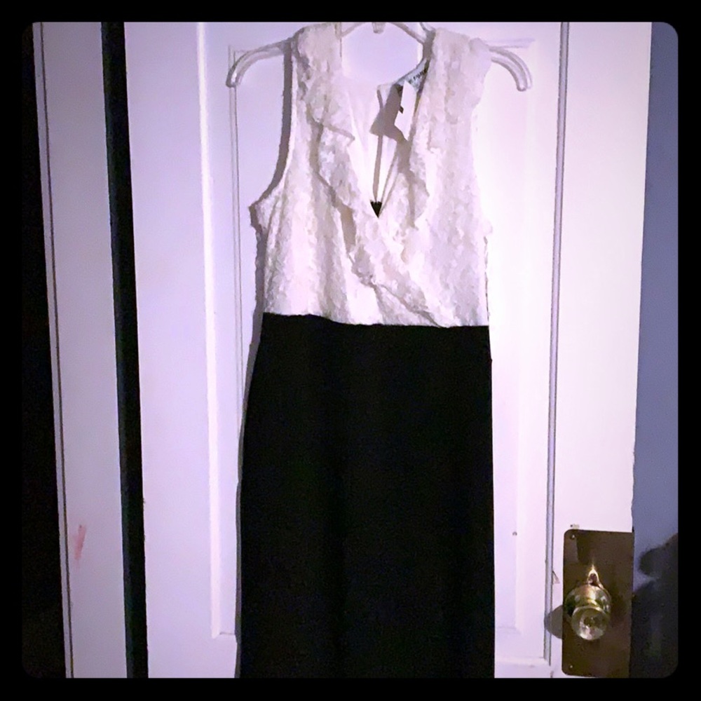 Black and white dress